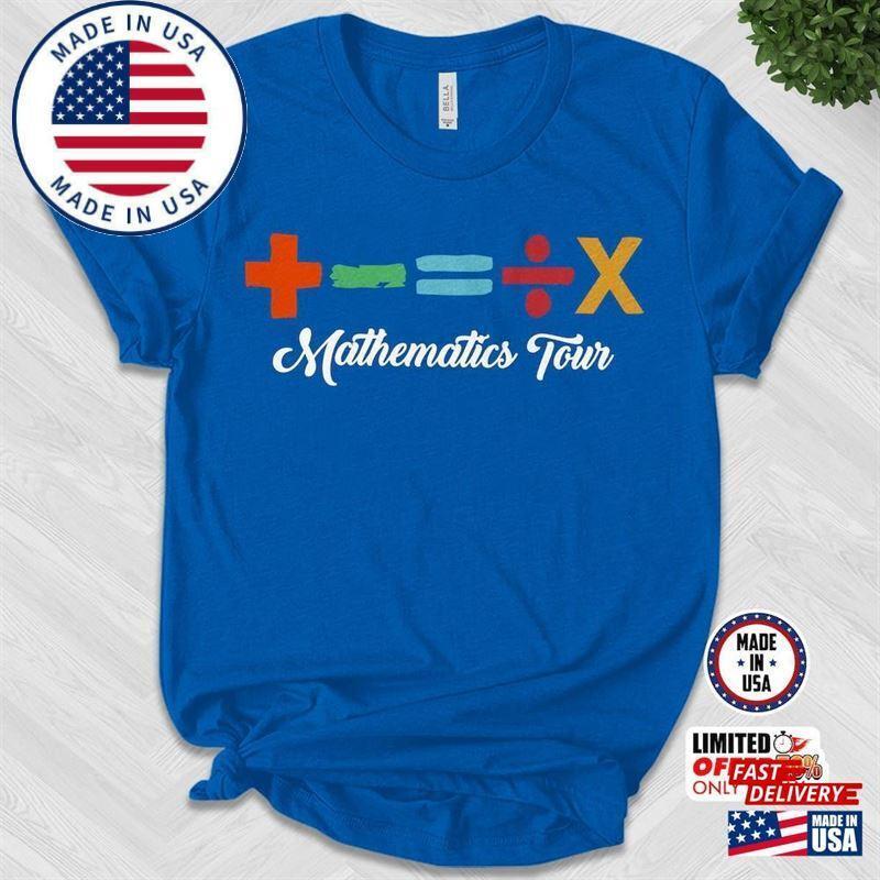 The Mathe Matic Shirt Music Concert Unisex Classic